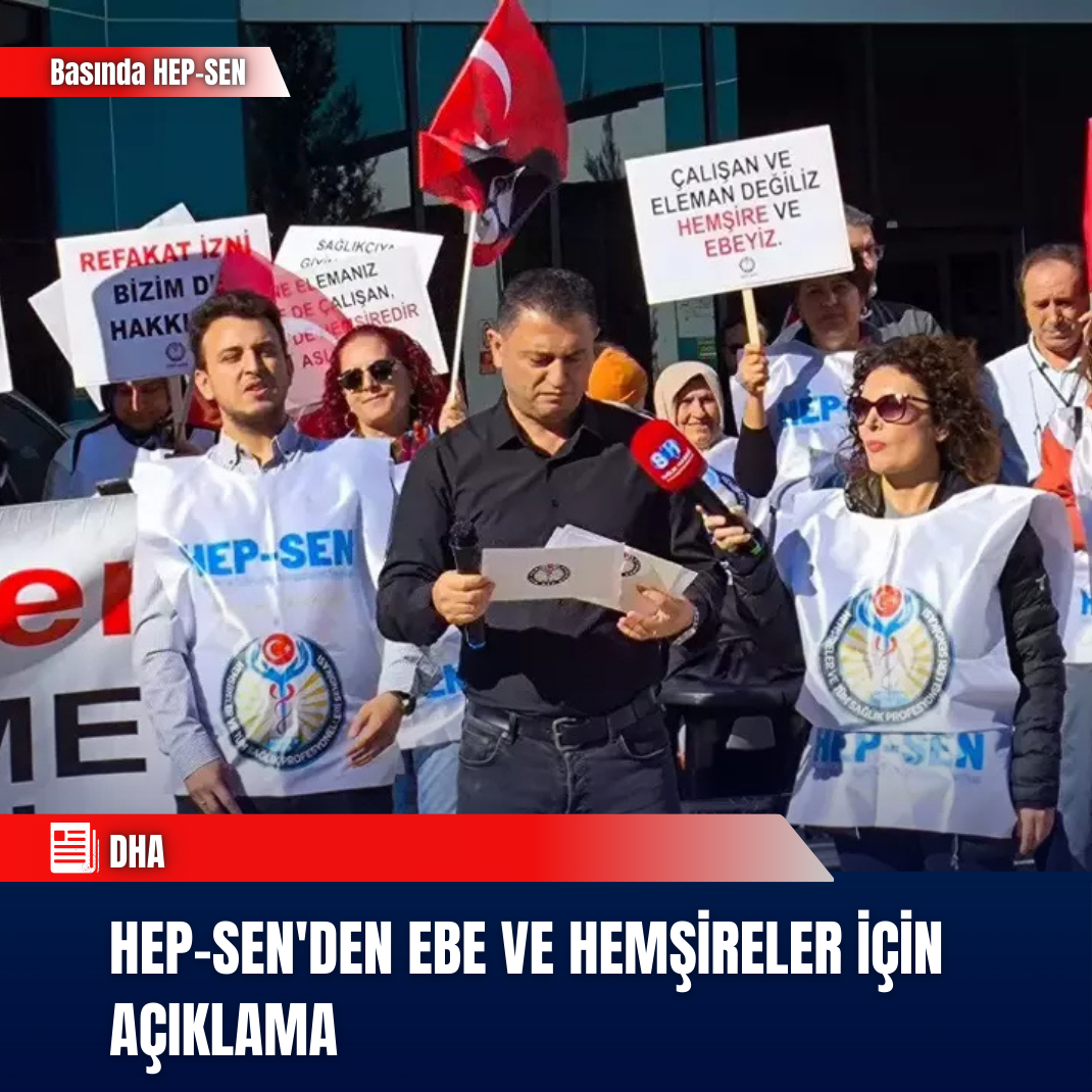 HEP-SEN'den ebe ve hemşireler için açıklama